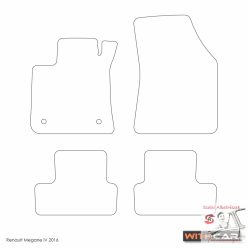   Méretpontos Textilszőnyeg -Renault Megane 2 cabrio  2003-2010