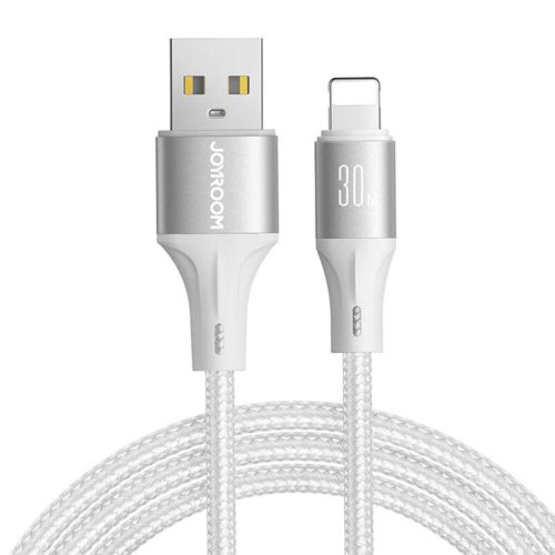 Joyroom Light-Speed ​​USB kábel a Lightning SA25-AL3-hoz, 3A, 1,2 m (fehér)
