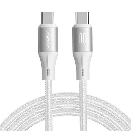 Joyroom Light-Speed ​​USB-C - USB-C SA25-CC5 kábel, 100 W, 2 m (fehér)