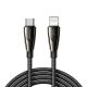 Pioneer 30 W USB C kábel a Lightning SA31-CL3-hoz / 30 W/ 1,2 m (fekete)