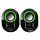 SVEN 290 hangszórók, 5 W USB (fekete/zöld)