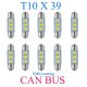 10Db/Csomag Canbus 3Smd Led Smd-Cd39Mm-3Smd Szofita