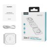 Choetech T588-F 3in1 Magnetic Wireless Charger 15W (white)
