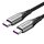 USB-C-USB-C kábel, fekete, 1,5 méter
