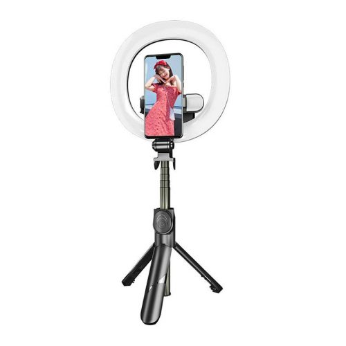 Selfie stick/állvány Puluz dupla LED