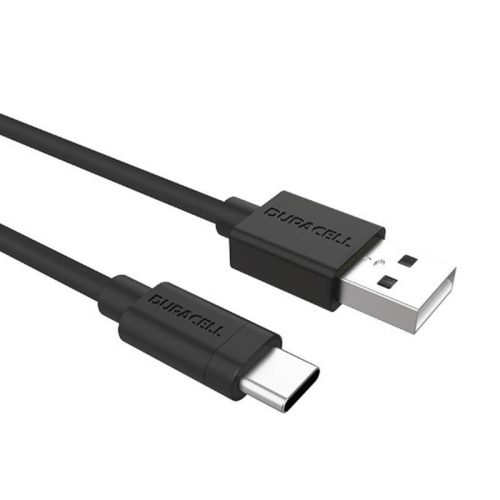 kábel USB to USB-C 3.0 Duracell 1m (black)