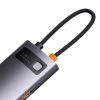 Baseus StarJoy 8 az 1-ben Hub, USB-C - 3x USB 3.1 + HDMI + USB-C PD + RJ45 + micro SD/SD