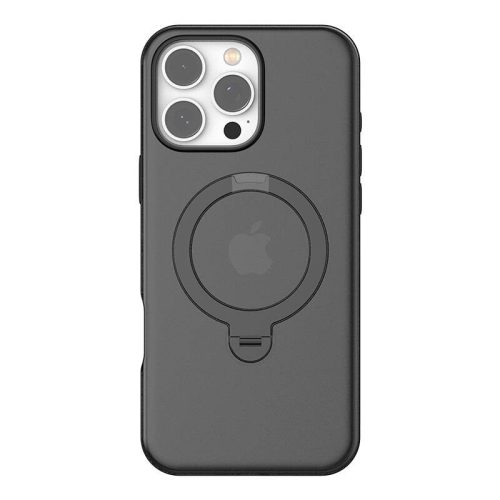 Torras Ostand Spin Case iPhone 16 Pro készülékhez (fekete)