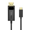 USB-C to Display Port cable Choetech XCP-1801BK, unidirectional, 4K, 1.8m (black)
