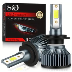   SMD-W15939-1 H4 V6 / C6 MINI  LED Fényszóró szett 24W - 12V