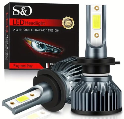 SMD-W15939-1 H4 V6 / C6 MINI  LED Fényszóró szett 24W - 12V