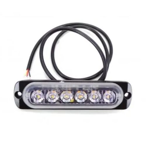 18042 12LED-es stroboszkóp sárga - E jel - 12-24V W13891-1