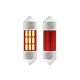 SMD-XM0029-1 (01289) 36MM-9SMD Szofita Led Canbus hűtőbordás 12V - polaritás nélkül