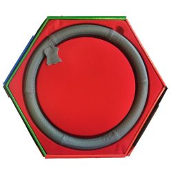   Valódi bőr kormányvédő-lyukacsos mintával szürke színben KV-2042G