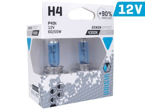 VISION Artic H4 izzó fehér - 12V/55W - 120%