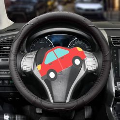 Valódi bőr kormányvédő DS01BK-38