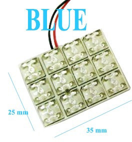 L-ASBL-12 Led Panel kék 