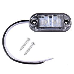   25002 2LED-es Szélességjelző-helyzetjelző - E-jeles - fehér - 12-24V