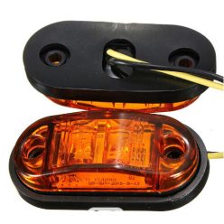   2LED-es Szélességjelző-helyzetjelző - E-jeles - sárga - 12-24V