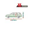 Peugeot 407 autótakaró Ponyva, Mobil Garázs Kegel Hatchback/Kombi Xl 455-480 Cm