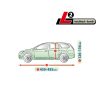 Nissan Primera Iii autótakaró Ponyva, Mobil Garázs Hatchback/Kombi L2 Kegel 430-455 Cm