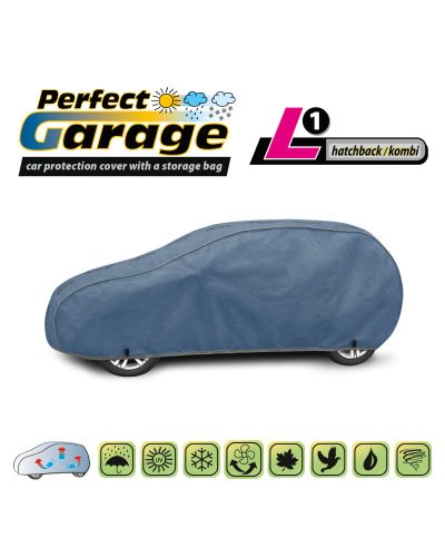 Peugeot 207 autótakaró Ponyva, Perfect garázs , L1 Hatchback/Kombi 405-430Cm