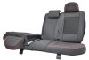 Hyundai I40 Fortuna  Méretezett Üléshuzat Bőr/Szövet -Piros/Fekete- Komplett Garnitúra