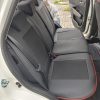 Audi A4 Fortuna  Méretezett Üléshuzat Bőr/Szövet -Piros/Fekete- Komplett Garnitúra