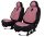 Toyota Hilux  Méretezett Üléshuzat -Vénusz Bőr/Szövet -Rózsaszín/Fekete- 2 Első Ülésre