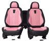 Hyundai Ix35 Méretezett Üléshuzat -Vénusz Bőr/Szövet -Rózsaszín/Fekete- 2 Első Ülésre
