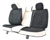Honda Cr-V 2011-Ig Méretezett Üléshuzat Flora -Bőr/Szövet -Fehér/Fekete- Komplett Garnitúra