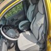 Honda Civic Vi 2000-Ig Mars Pu Bőr Méretezett Üléshuzat Szürke/Grafit 2 Első Ülésre