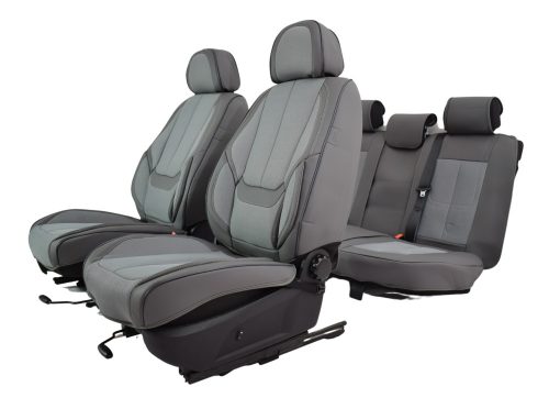 Hyundai Elantra Luna  Méretezett Üléshuzat Bőr/Szövet -Szürke/Szürkee- Komplett Garnitúra