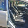 Honda Civic 2014-Ig  Flora Bőr/Szövet Méretezett Üléshuzat -Fehér/Fekete- 2 Első Ülésre
