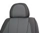 Opel Crossland X 06/2017-Től Méretezett Üléshuzat -Luna Bőr/Szövet -Szürke/Szürkee- 2 Első Ülésre