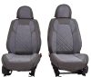 Hyundai I20 Méretezett Üléshuzat -Triton  Bőr/Arcantara -Szürke/Szürke- 2 Első Ülésre