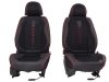 Hyundai Ix20 Méretezett Üléshuzat -Cupido Bőr/Szövet -Piros/Fekete- 2 Első Ülésre