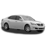 Hyundai Equus csomagtértálca