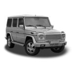 Mercedes G-osztály csomagtértálca