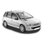 Peugeot 206 tetőcsomagtartó
