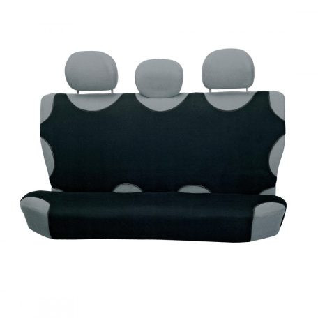 Trikóhuzat hátsó ülésre pamut - fekete