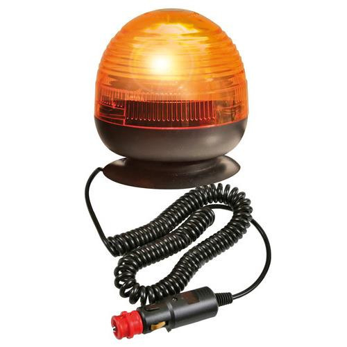 Lampa, Villogó, H1 izzó, RH-4, Sárga, Mágneses, 12/24V