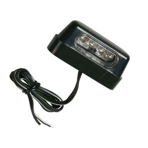 Lampa, Motoros Rendeszámtábla világítás, 4 LED , Fehér