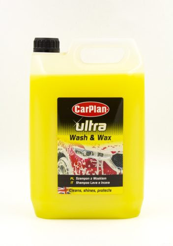 CarPlan, Ultra, Wash&Wax, Sampon, 5l