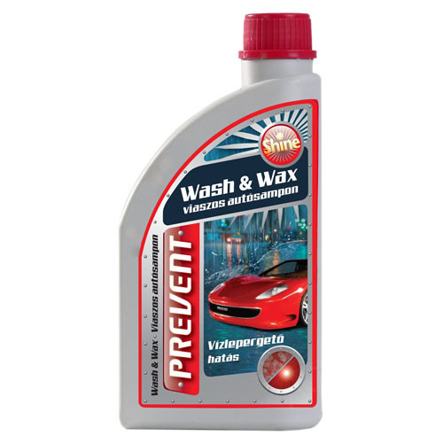 Prevent, Wash & Wax, Sampon, Viasszal, 500ml