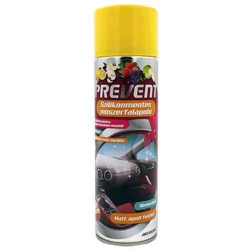 Prevent Szilikonmentes Matt Műszerfalápoló Spray - Citrom - 500ml