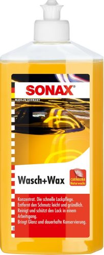 Sonax, Wash & Wax, Sampon, Viasszal, 500ml