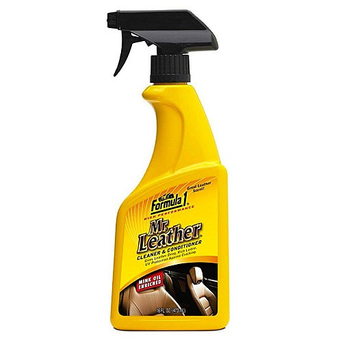 Formula 1, Mr. Leather, Bőrtisztító és Kondícionáló, Spray, 473ml