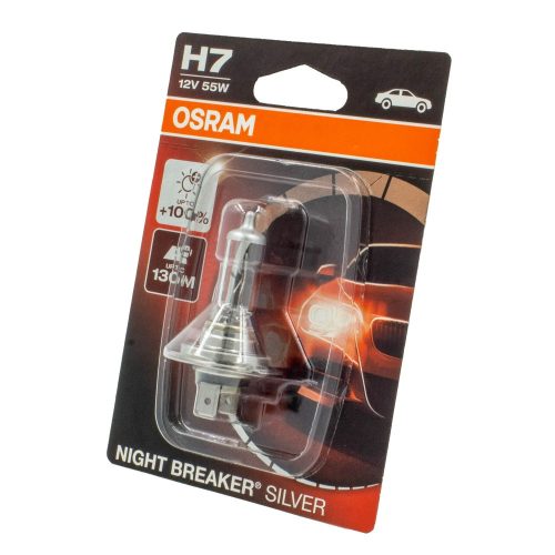 Osram Night Breaker Silver +100% izzó - H7 - PX26d - 12V - 55W - 1db