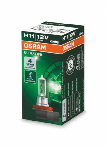 Osram, H11 Izzó Ultralife, 12V 55W, Darabos